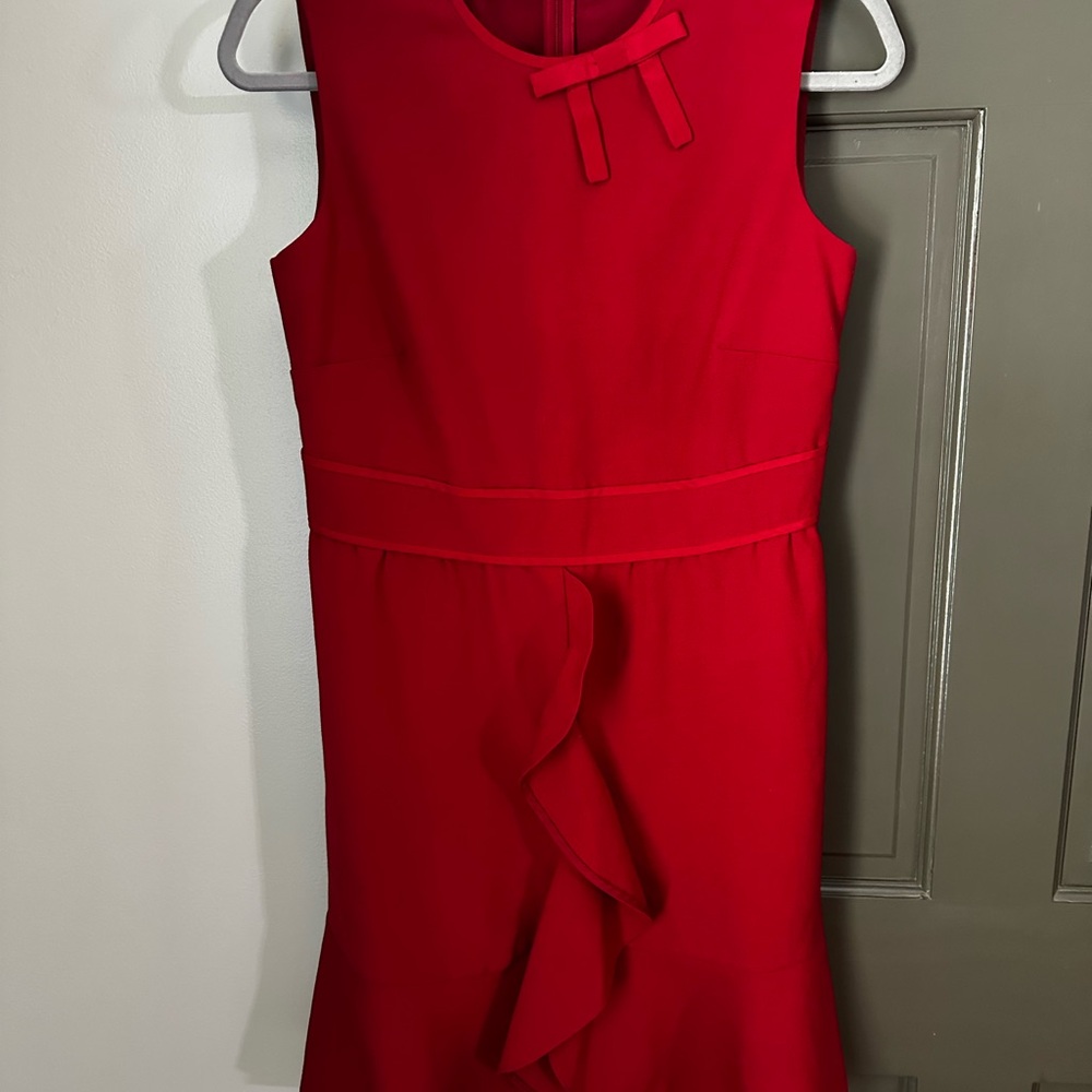 RED Valentino Vibrant Red Midi Dress